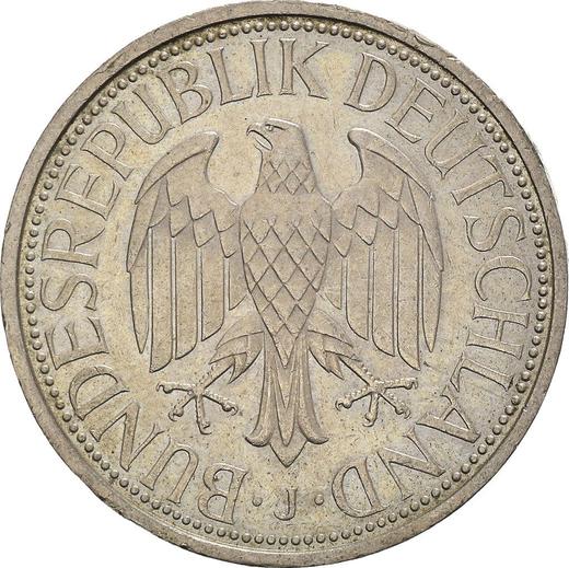 Реверс монеты - 1 марка 1994 года J - цена  монеты - Германия, ФРГ