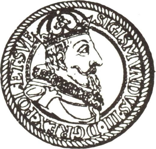 Awers monety - 5 dukatów 1613 - cena złotej monety - Polska, Zygmunt III