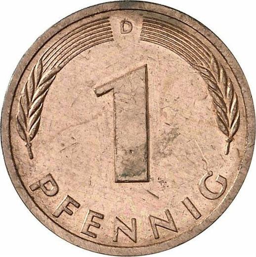 Anverso 1 Pfennig 1984 D - valor de la moneda  - Alemania, RFA