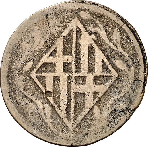 Аверс монеты - 4 куарто 1811 года "Литьё" - цена  монеты - Испания, Жозеф Бонапарт