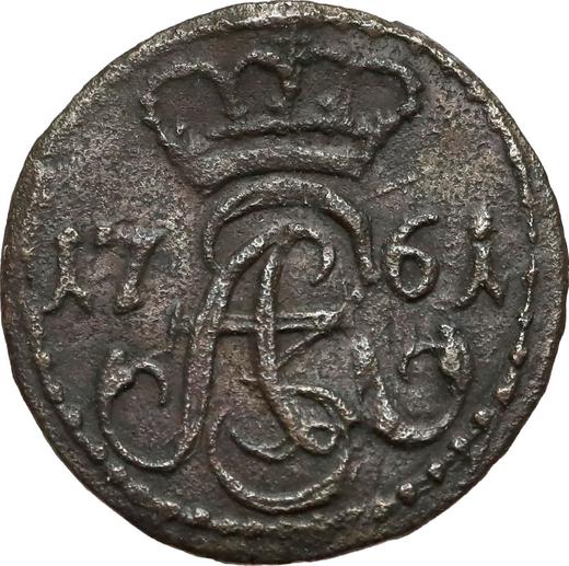 Anverso Szeląg 1761 "de Torun" - valor de la moneda  - Polonia, Augusto III