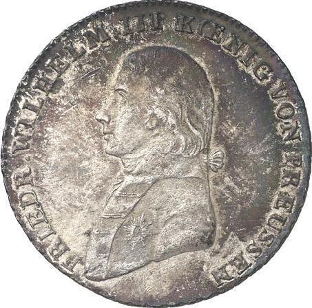 Anverso 1/3 tálero 1804 A - valor de la moneda de plata - Prusia, Federico Guillermo III