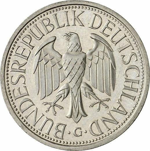 Реверс монеты - 1 марка 1984 года G - цена  монеты - Германия, ФРГ