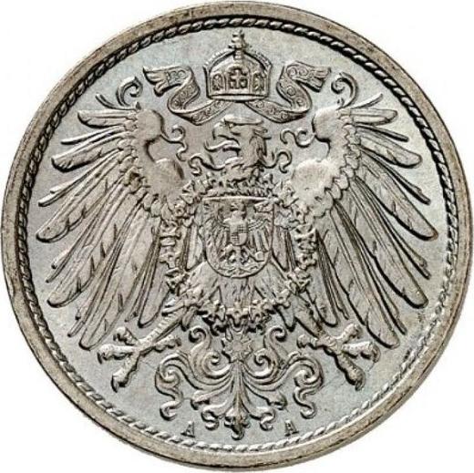 Реверс монеты - 10 пфеннигов 1901 года A "Тип 1890-1916" - цена  монеты - Германия, Германская Империя