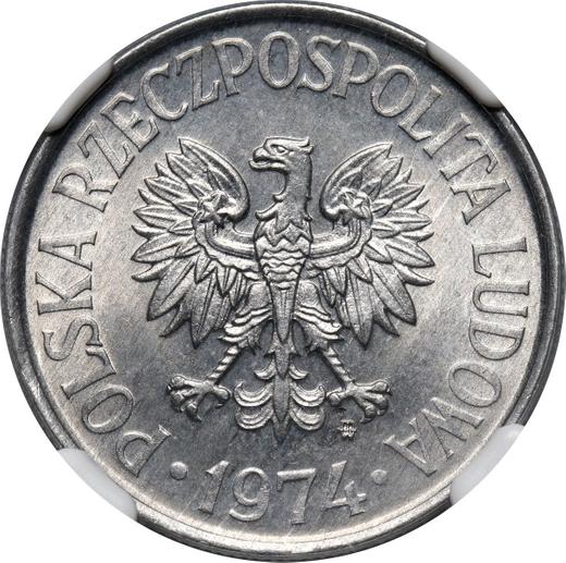Awers monety - 50 groszy 1974 MW - cena  monety - Polska, PRL