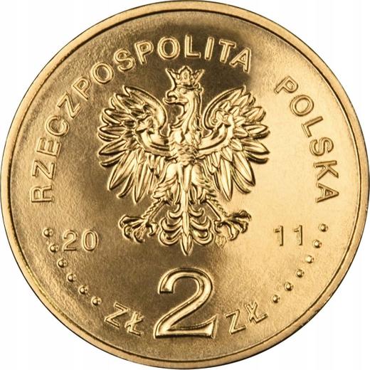 Аверс монеты - 2 злотых 2011 года MW GP "Полония Варшава" - цена  монеты - Польша, III Республика после деноминации