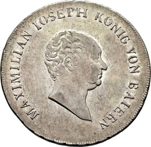 Аверс монеты - 20 крейцеров 1815 года - цена серебряной монеты - Бавария, Максимилиан I