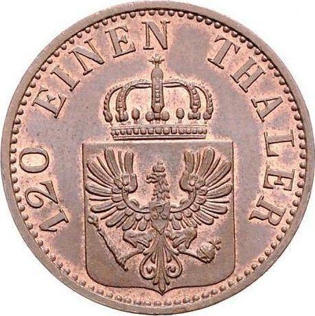 Аверс монеты - 3 пфеннига 1871 года A - цена  монеты - Пруссия, Вильгельм I