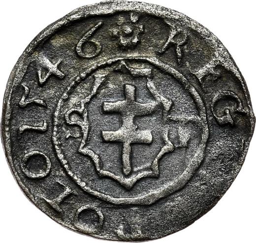 Rewers monety - Trzeciak (ternar) 1546 SP - cena srebrnej monety - Polska, Zygmunt I Stary