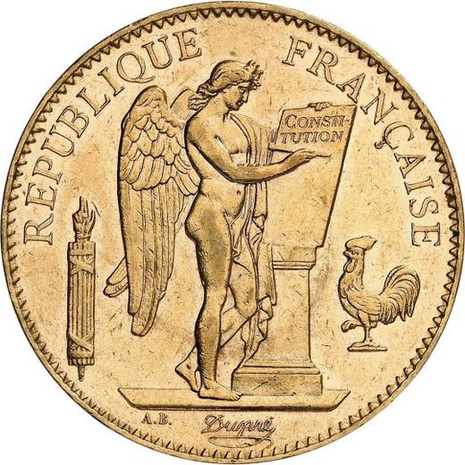 Obverse 100 Francs 1896 A "Type 1878-1914" Paris - Gold Coin Value - France, Third Republic