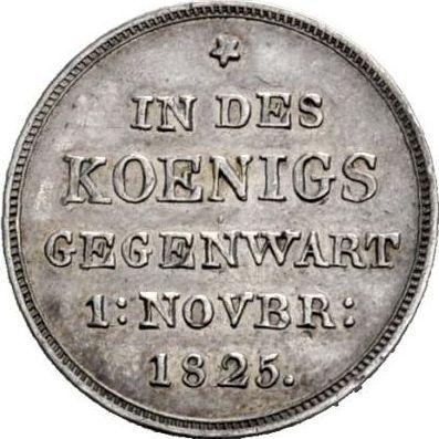 Reverse 10 Gulden 1825 W "Visit to the Mint" - Gold Coin Value - Württemberg, William I