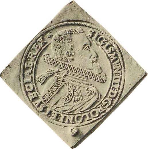 Obverse Thaler 1614 Klippe - Silver Coin Value - Poland, Sigismund III Vasa