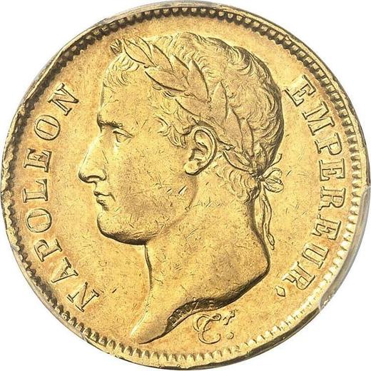 Awers monety - 40 franków 1810 K "Typ 1809-1813" Bordeaux - cena złotej monety - Francja, Napoleon I