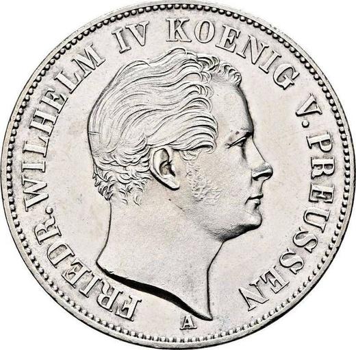 Аверс монеты - Талер 1845 года A - цена серебряной монеты - Пруссия, Фридрих Вильгельм IV