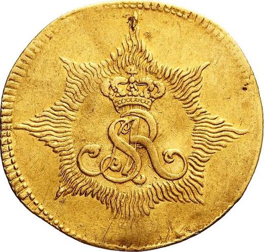 Аверс монеты - Дукат 1766 года FS "Звезда" Без ордена - цена золотой монеты - Польша, Станислав II Август