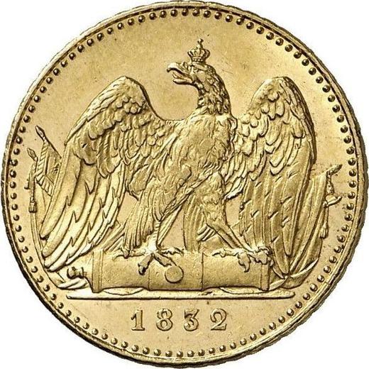 Rewers monety - Friedrichs d'or 1832 A - cena złotej monety - Prusy, Fryderyk Wilhelm III
