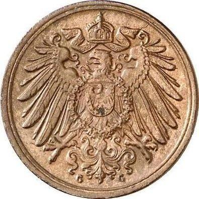 Реверс монеты - 1 пфенниг 1895 года G "Тип 1890-1916" - цена  монеты - Германия, Германская Империя