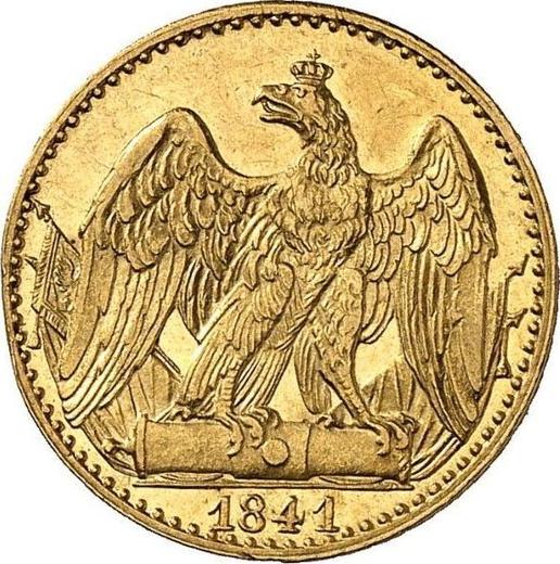 Rewers monety - 1/2 friedrich d'or 1841 A - cena złotej monety - Prusy, Fryderyk Wilhelm IV