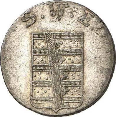 Аверс монеты - 1/24 талера 1821 года - цена серебряной монеты - Саксен-Веймар-Эйзенах, Карл Август