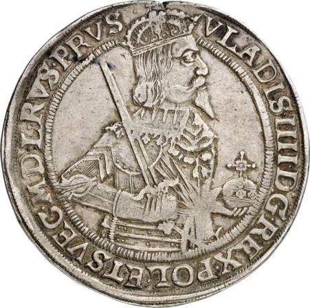 Obverse Thaler 1637 II "Torun" - Silver Coin Value - Poland, Wladyslaw IV