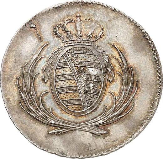 Аверс монеты - Пробная 1/3 талера 1806 года K - цена серебряной монеты - Саксония-Альбертина, Фридрих Август I
