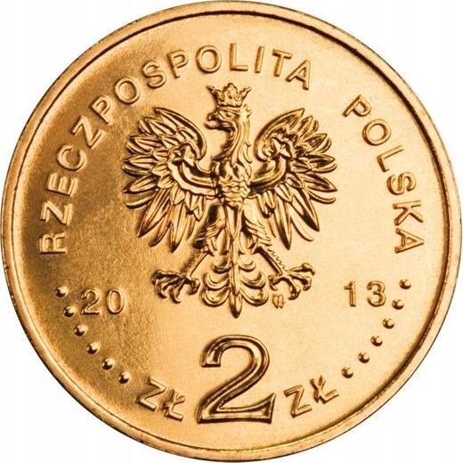 Аверс монеты - 2 злотых 2013 года MW "150 лет Январскому восстанию" - цена  монеты - Польша, III Республика после деноминации