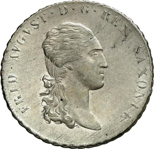 Obverse Thaler 1809 S.G.H. "Mining" - Silver Coin Value - Saxony-Albertine, Frederick Augustus I