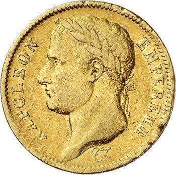 Awers monety - 40 franków 1811 K "Typ 1809-1813" Bordeaux - Francja, Napoleon I