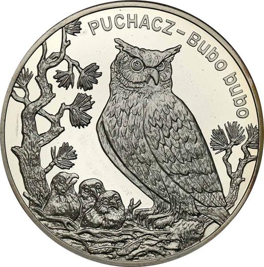 Reverso 20 eslotis 2005 MW AN "Búho real" - valor de la moneda de plata - Polonia, República moderna