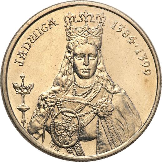 Реверс монеты - Пробные 100 злотых 1988 года MW SW "Ядвига" Медно-никель - цена  монеты - Польша, Народная Республика