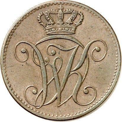 Аверс монеты - 4 геллера 1815 года - цена  монеты - Гессен-Кассель, Вильгельм I
