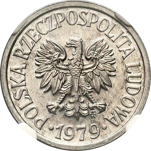Obverse 10 Groszy 1979 MW -  Coin Value - Poland, Peoples Republic