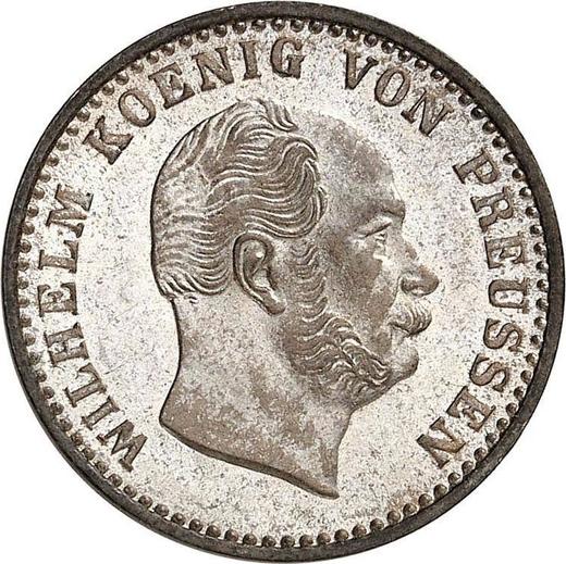 Аверс монеты - 2 1/2 серебряных гроша 1870 года C - цена серебряной монеты - Пруссия, Вильгельм I