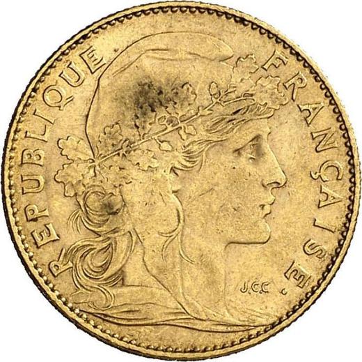 Obverse 10 Francs 1901 "Type 1899-1914" Paris - France, Third Republic