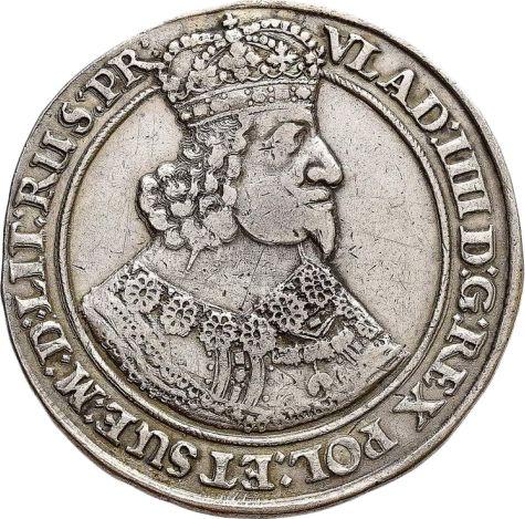 Аверс монеты - Талер 1644 года GR "Гданьск" - цена серебряной монеты - Польша, Владислав IV