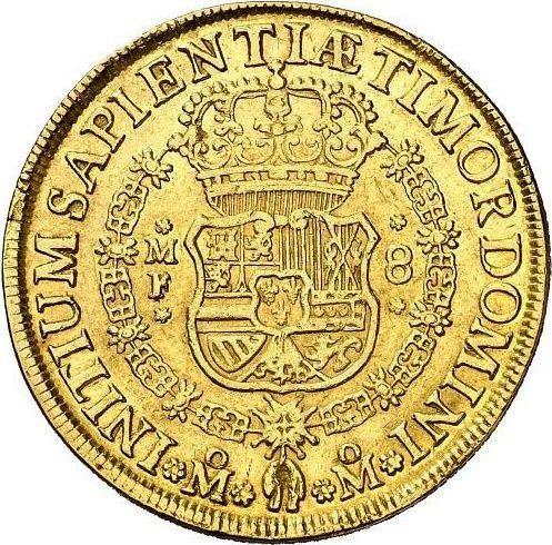 Reverso 8 escudos 1747 Mo MF - valor de la moneda de oro - México, Fernando VI