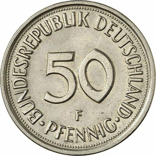 Аверс монеты - 50 пфеннигов 1978 года F - цена  монеты - Германия, ФРГ