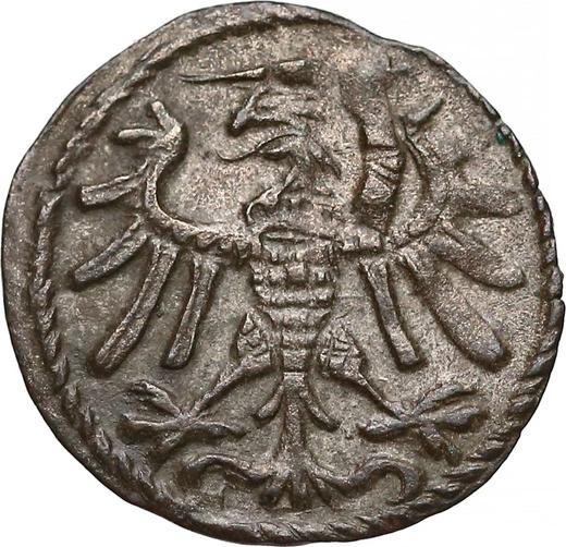 Реверс монеты - Денарий 1539 года MS "Гданьск" - цена серебряной монеты - Польша, Сигизмунд I Старый