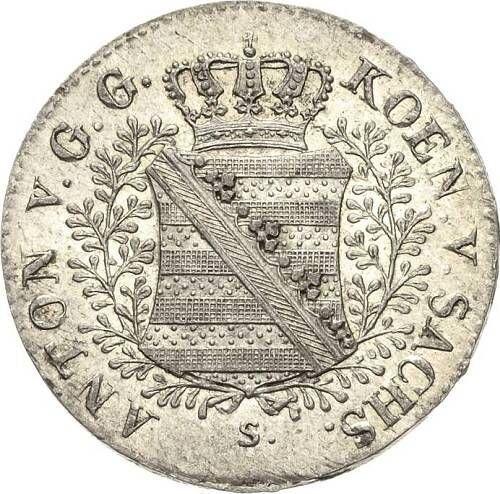 Awers monety - 1/12 Thaler 1828 S - cena srebrnej monety - Saksonia-Albertyna, Antoni