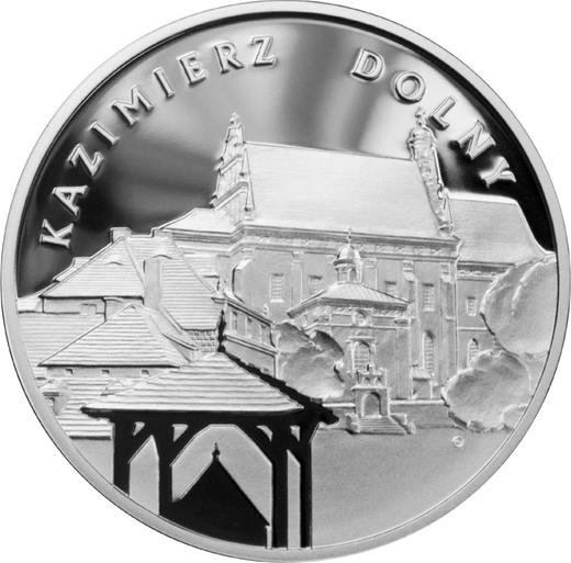 Reverso 20 eslotis 2008 EO "Kazimierz Dolny" - valor de la moneda de plata - Polonia, República moderna