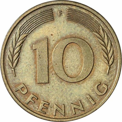 Anverso 10 Pfennige 1994 F - valor de la moneda  - Alemania, RFA