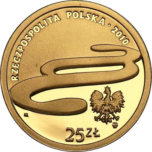 Obverse 25 Zlotych 2010 MW KK "25th Anniversary of the Establishing of the Constitutional Tribunal Activity" - Gold Coin Value - Poland, III Republic after denomination