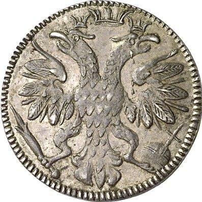 Avers Grivennik (10 Kopeken) ҂АΨД (1704) М Neuprägung - Silbermünze Wert - Rußland, Peter I