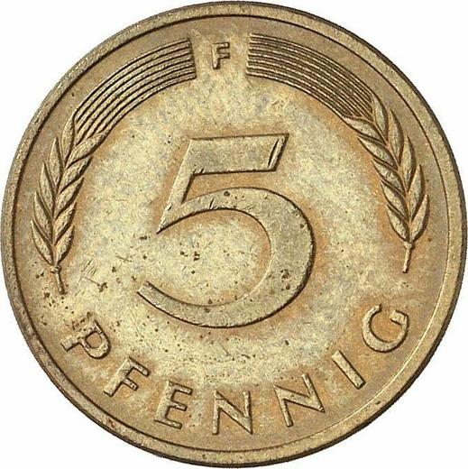Аверс монеты - 5 пфеннигов 1994 года F - цена  монеты - Германия, ФРГ