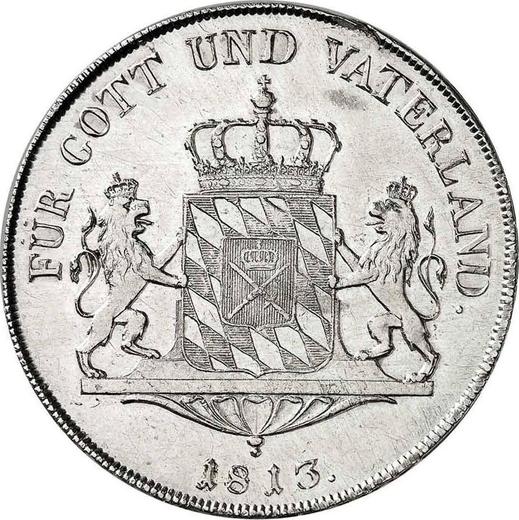 Реверс монеты - Талер 1813 года "Тип 1807-1825" - цена серебряной монеты - Бавария, Максимилиан I