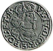 Аверс монеты - 3 крейцера 1647 года GG - цена серебряной монеты - Польша, Владислав IV