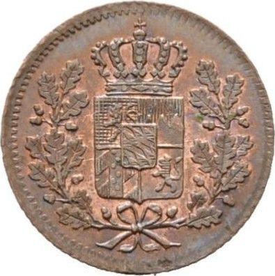 Anverso Heller 1846 - valor de la moneda  - Baviera, Luis I