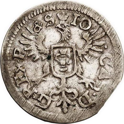 Аверс монеты - Двугрош (2 гроша) 1654 года MW - цена серебряной монеты - Польша, Ян II Казимир