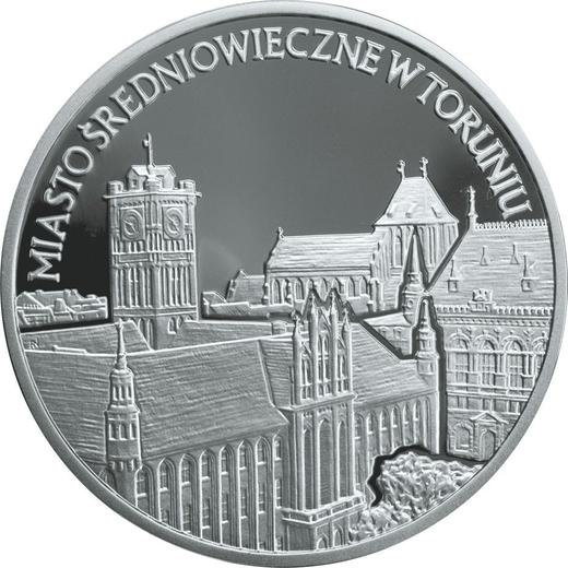 Reverso 20 eslotis 2007 MW AN "Ciudad medieval en Torun" - valor de la moneda de plata - Polonia, República moderna