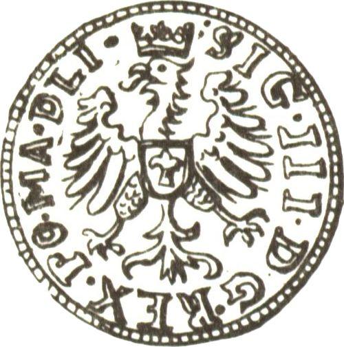 Awers monety - 1 grosz 1008 (1608) "Litwa" - cena srebrnej monety - Polska, Zygmunt III